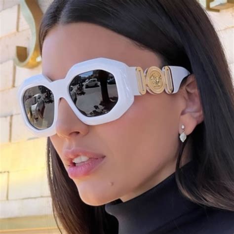 sunglasses versace white|versace white sunglasses for women.